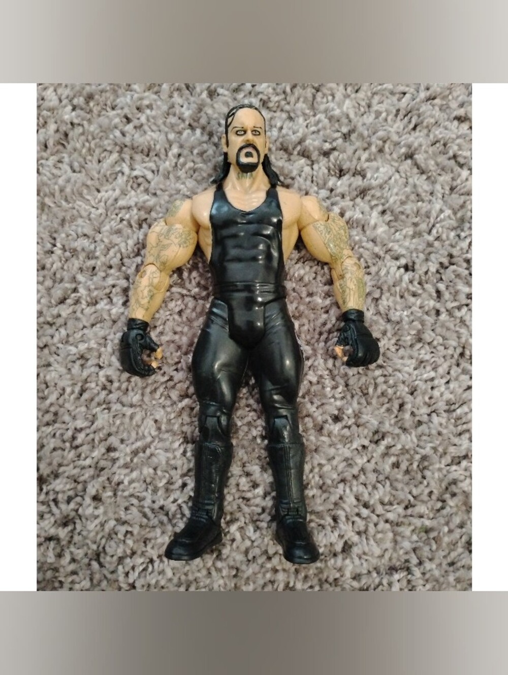Vintage WWE WWF Undertaker Action Figure Jakks Pacific 7"